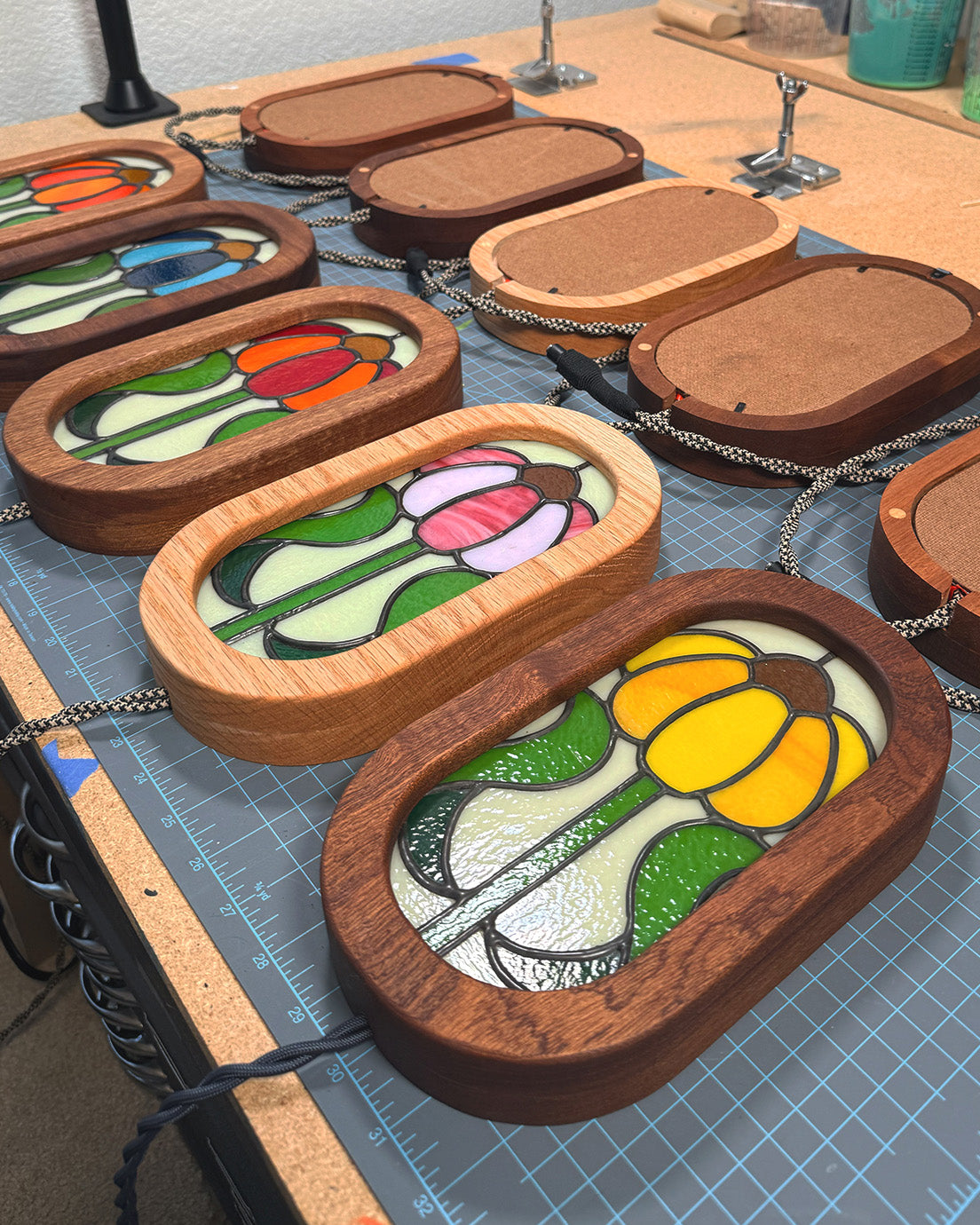 Flower Stained Glass Light Box