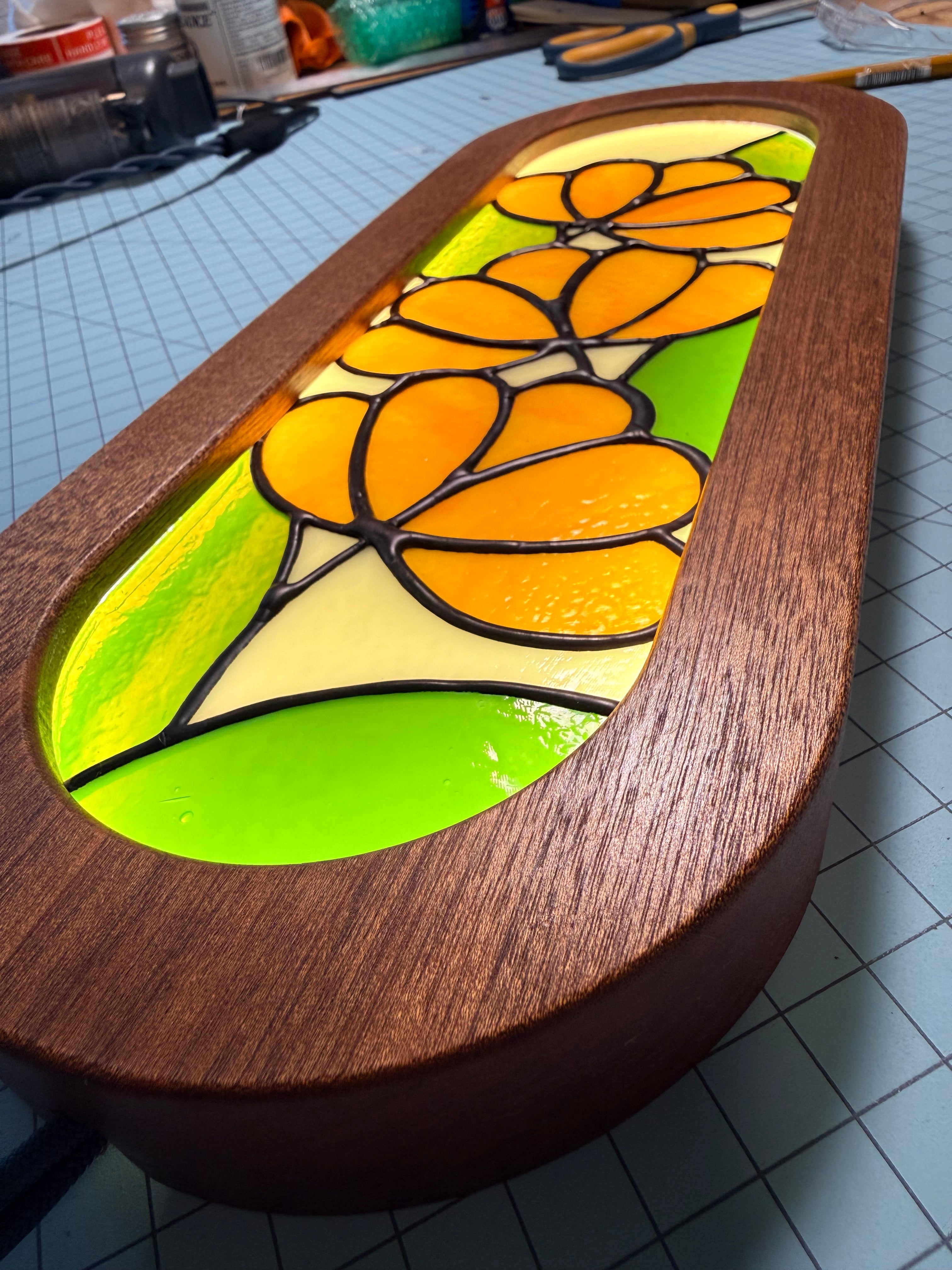 Bloom Flower - Stained Glass Light Box
