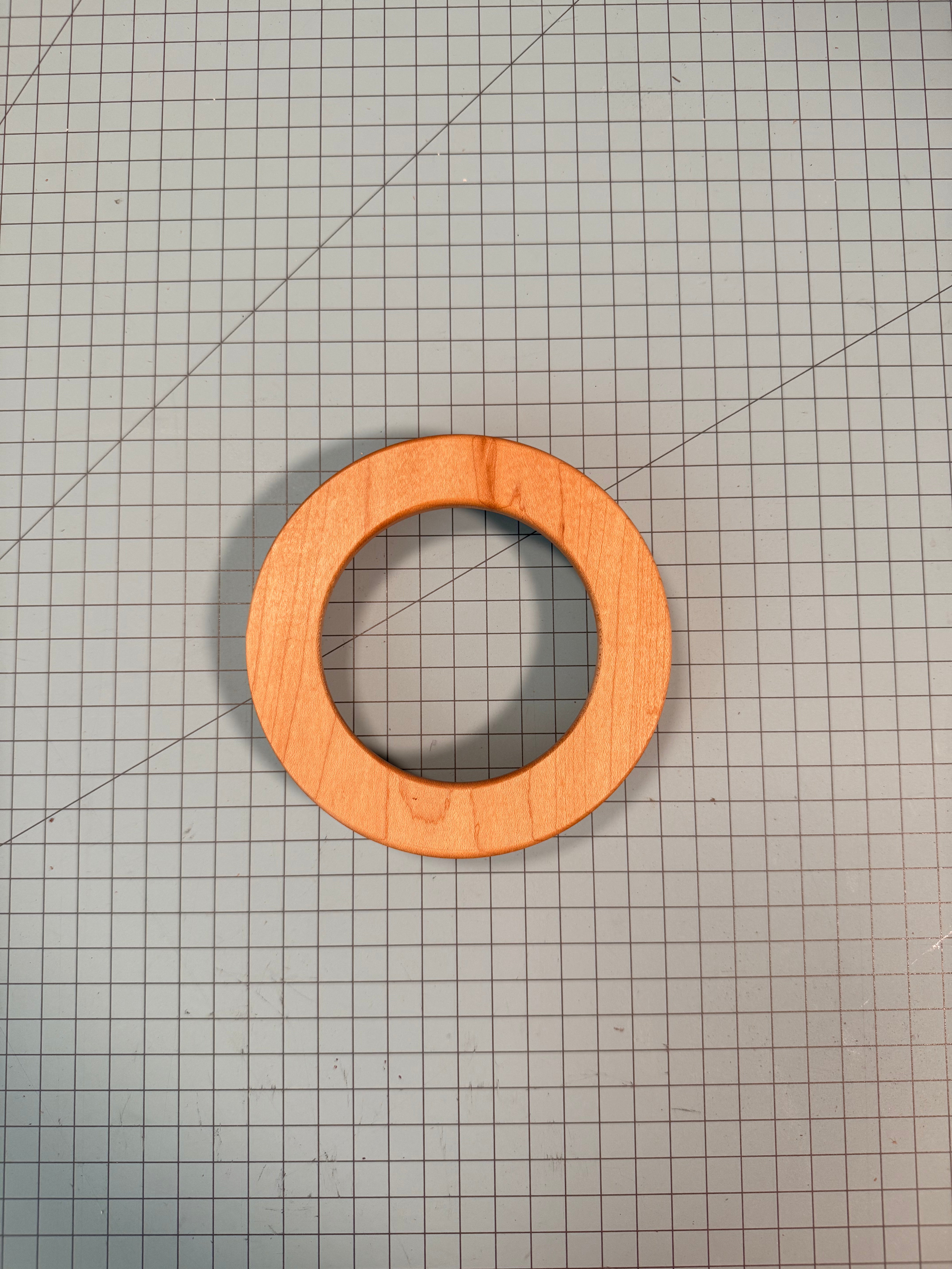 08 Small Maple Circle Frame - Light Box