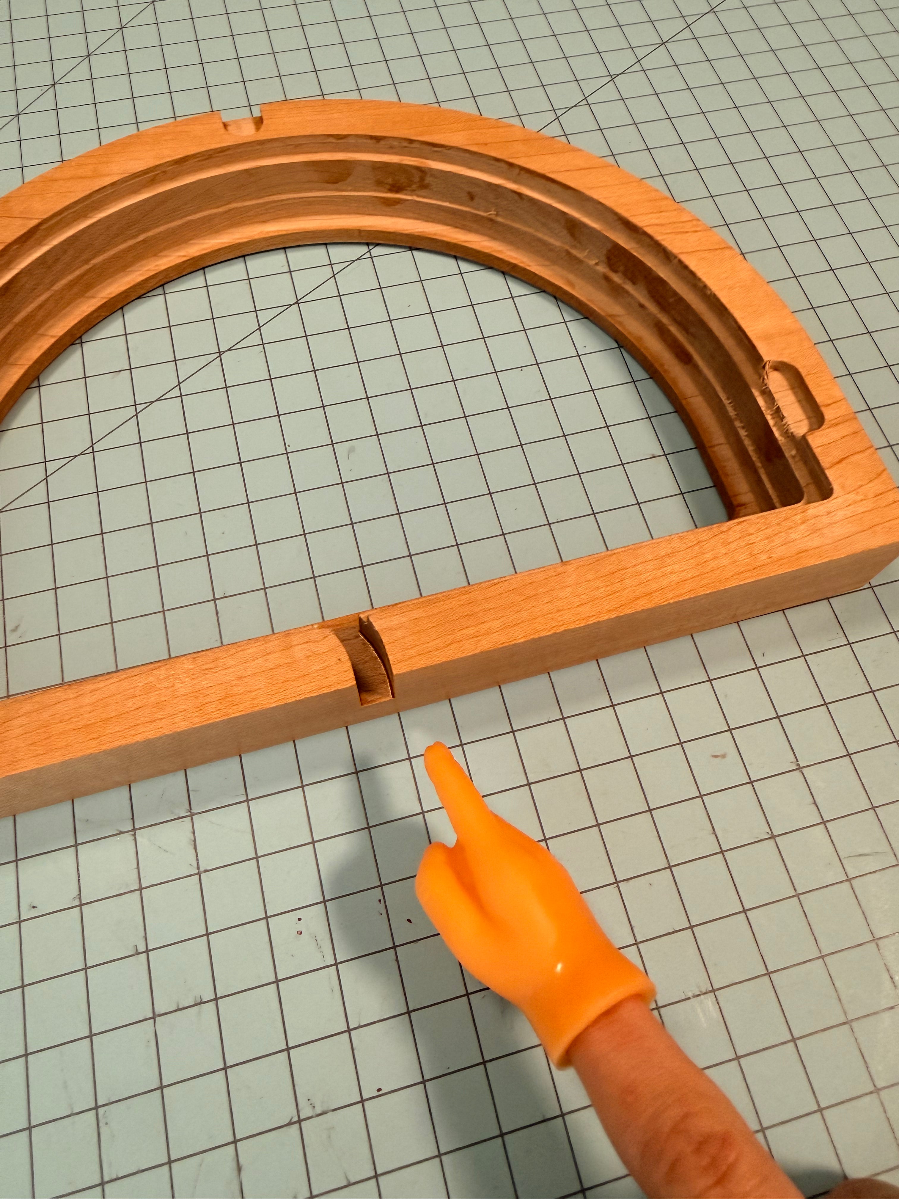 10 Maple D Frame - Light Box