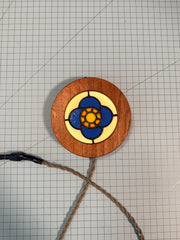 11 Small Frisco Flower - Stained Glass Light Box