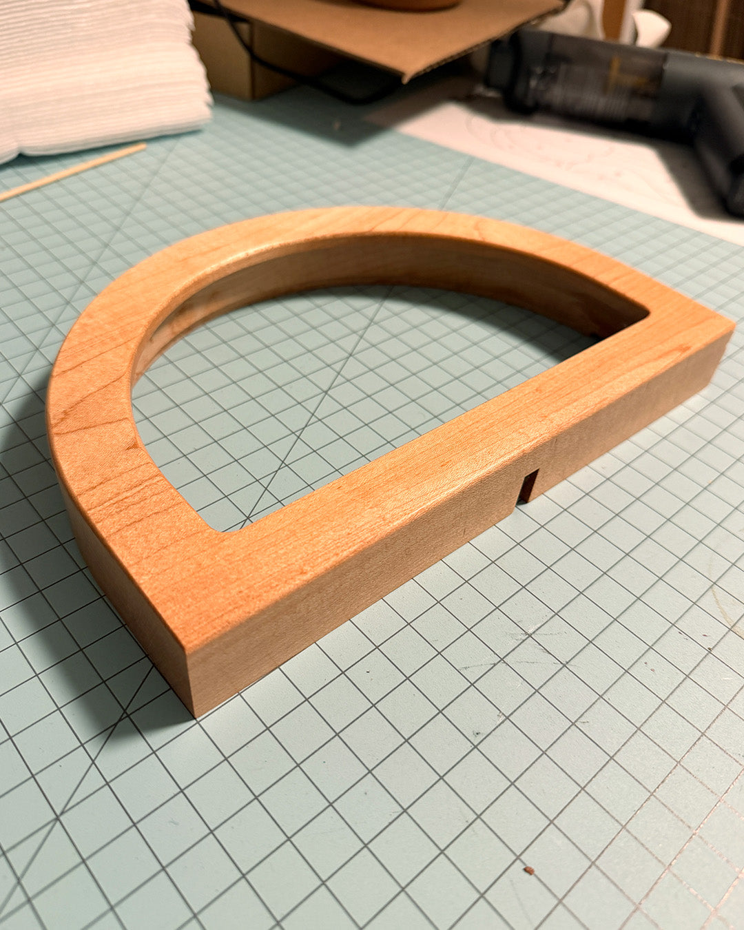 Maple "D" Frame - Light Box