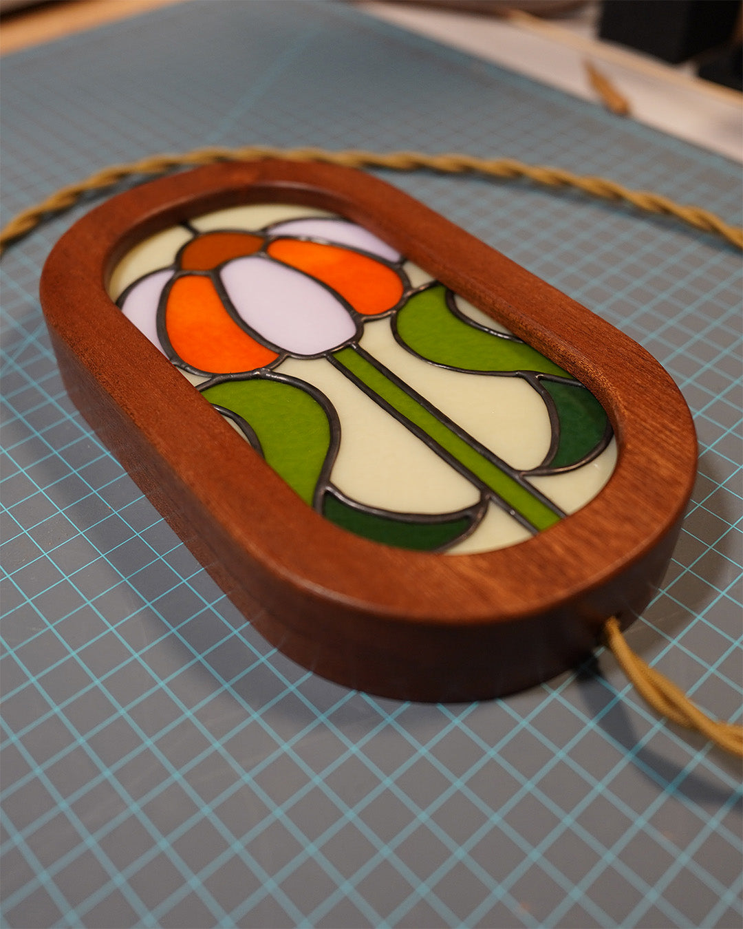 Flower Stained Glass Light Box