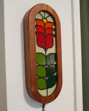 Red Bell Flower Light Box