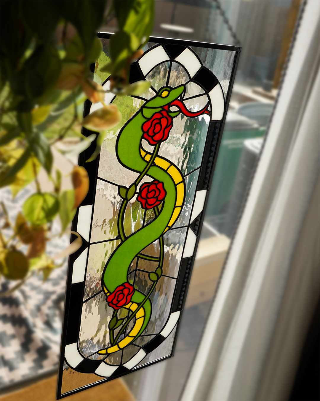 Snake Stained Glass